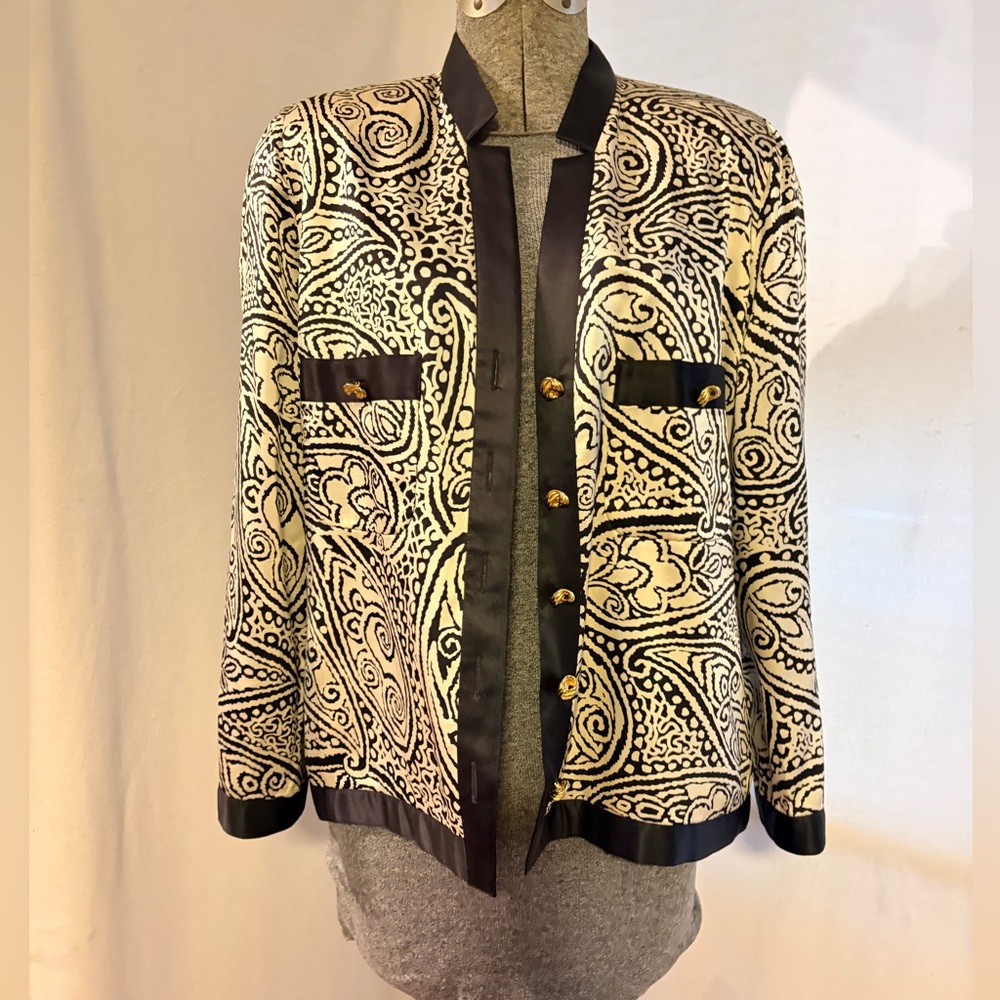 Vintage Carlisle silk jacket